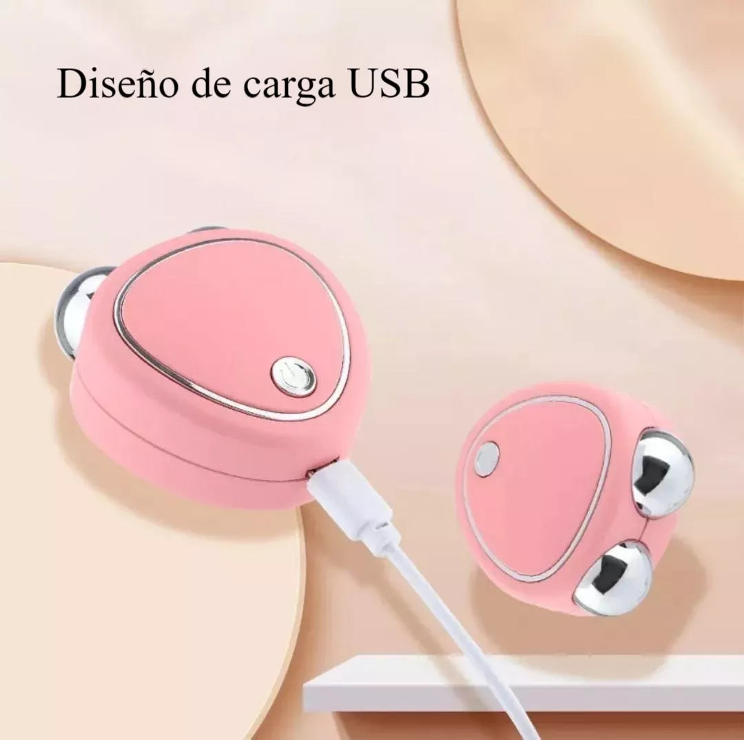 MASAJEADOR FACIAL CON MICROCORRIENTE