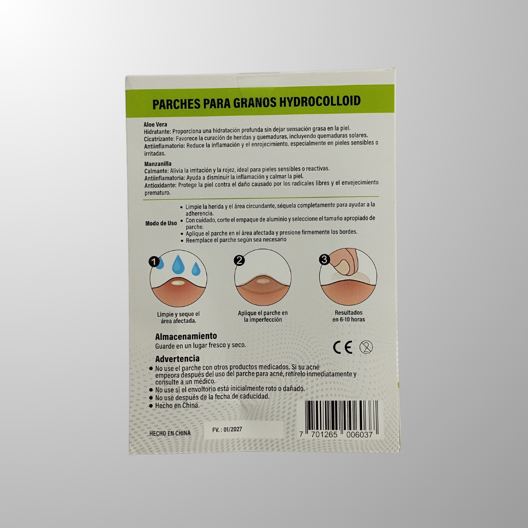 Parches Hidrocoloide Dermaskin® x 36 Unds