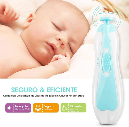 Lima Pulidora Eléctrica para Uñas de Bebé 6 en 1 SuaviNails™