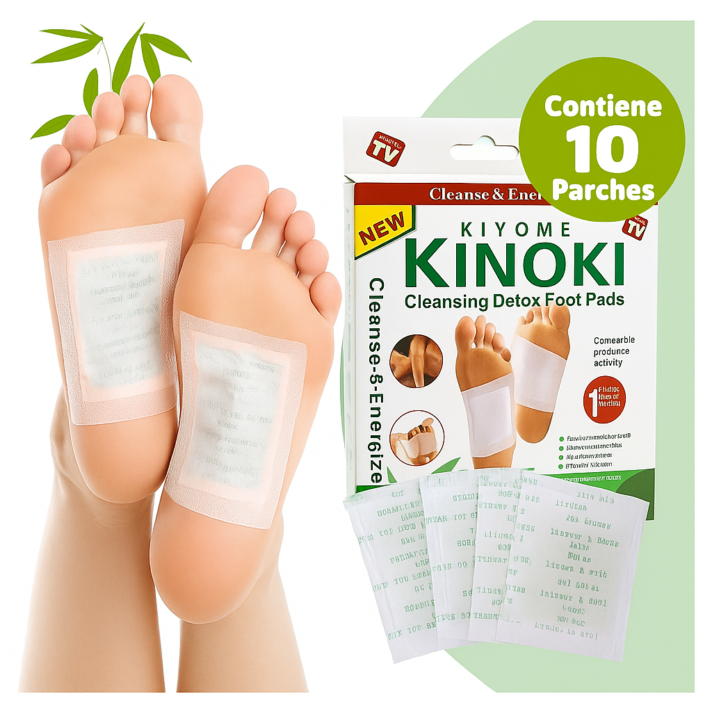 PARCHES KINOKI DESINTOXICANTES X 10