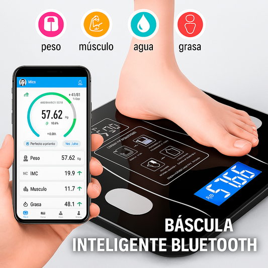 Bascula Inteligente Bluetooth BodyMetrics Pro®